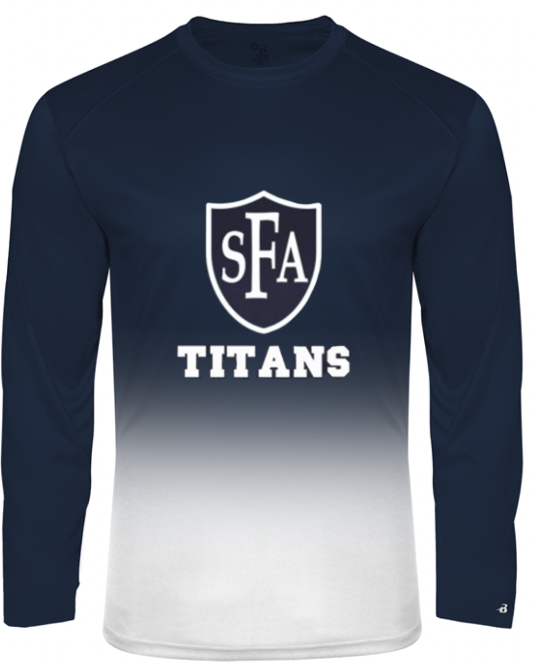 SFA Spirit Ombre L/S T-Shirt w/ Titan Logo - Please Allow 2-3 Weeks for Delivery
