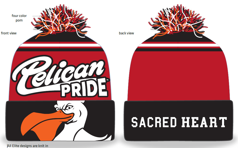 SHS Spirit Knit Beanie w/ Logo - Please Allow 2-3 Weeks For Delivery 