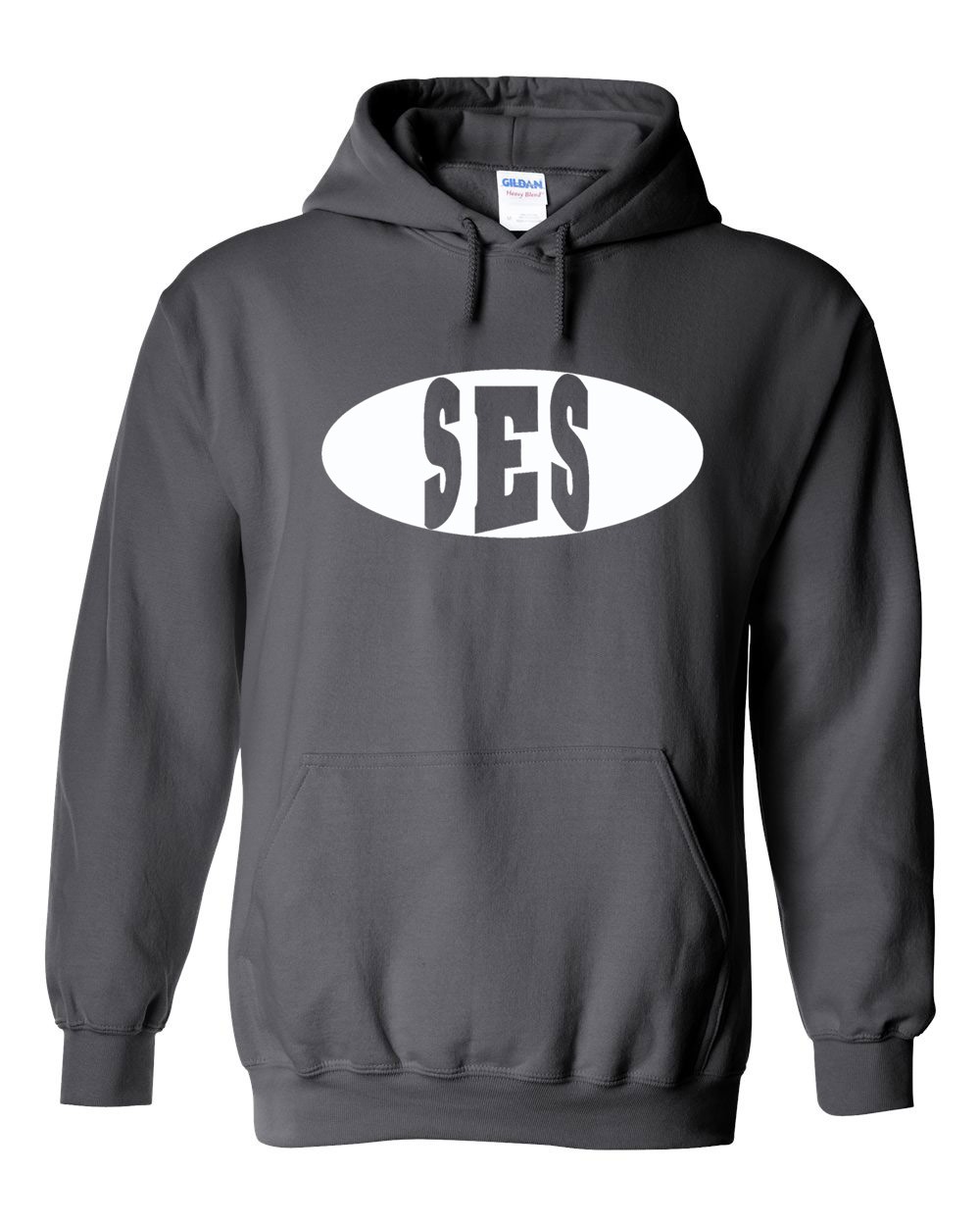 SES Spirit Pullover Hoodie w/ White Logo - Please Allow 2-3 Weeks for Delivery
