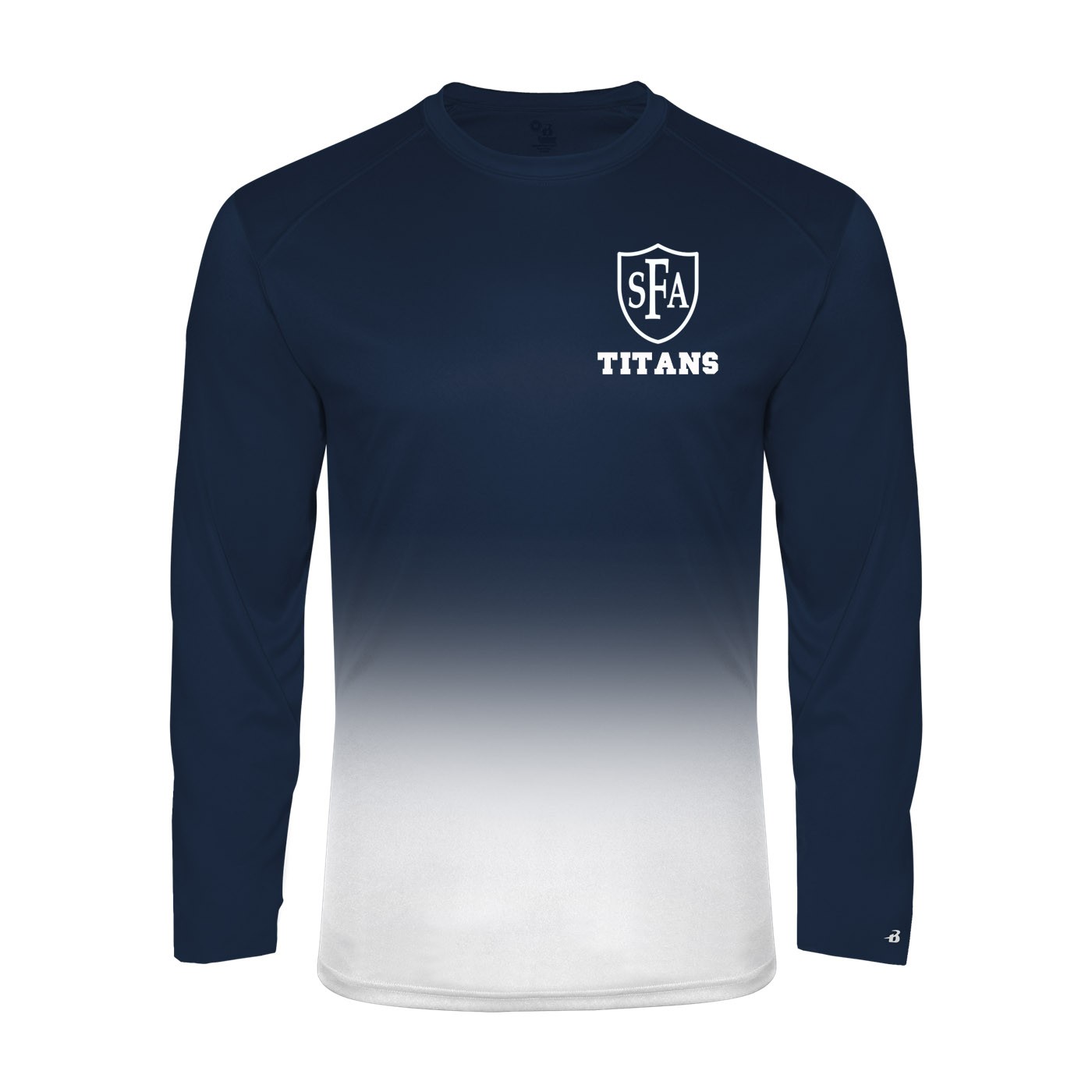 SFA Spirit Ombre L/S T-Shirt w/ Titan Logo - Please Allow 2-3 Weeks for Delivery