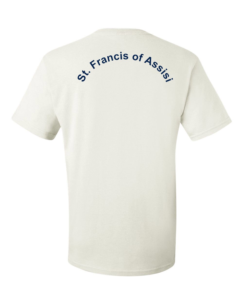 SFA White S/S Gym T-Shirt w/ School Logo