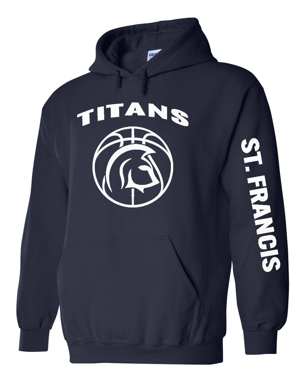 SFA Titan Pullover Hoodie w/ White Logo & Custom Name - Please Allow 2-3 Weeks For Delivery 