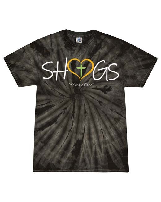 STAFF SHGS S/S Tie Dye T-Shirt w/ Heart Logo - Please Allow 2-3 Weeks for Fulfillment