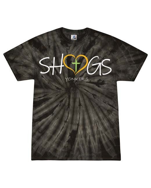 STAFF SHGS S/S Tie Dye T-Shirt w/ Heart Logo - Please Allow 2-3 Weeks for Delivery