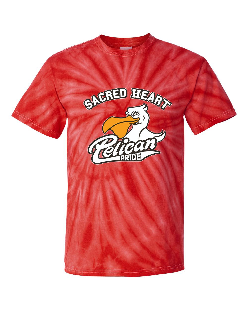 SHS Pelican Pride Spirit S/S Tie Dye T-Shirt w/ Logo - Please Allow 2-3 Weeks for Delivery