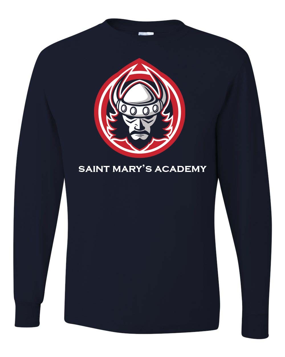 SMA Spirit L/S T-Shirt w/ Viking Logo - Please Allow 2-3 Weeks for Delivery