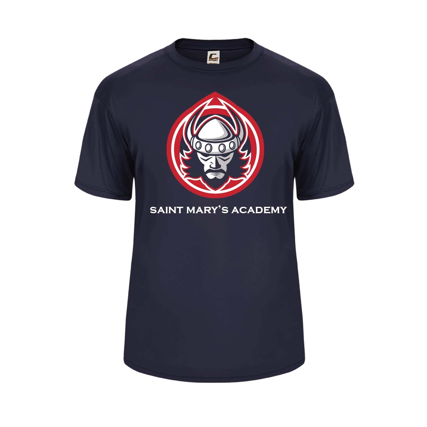 SMA Spirit S/S Performance T-Shirt w/ Viking Logo - Please Allow 2-3 Weeks for Delivery 