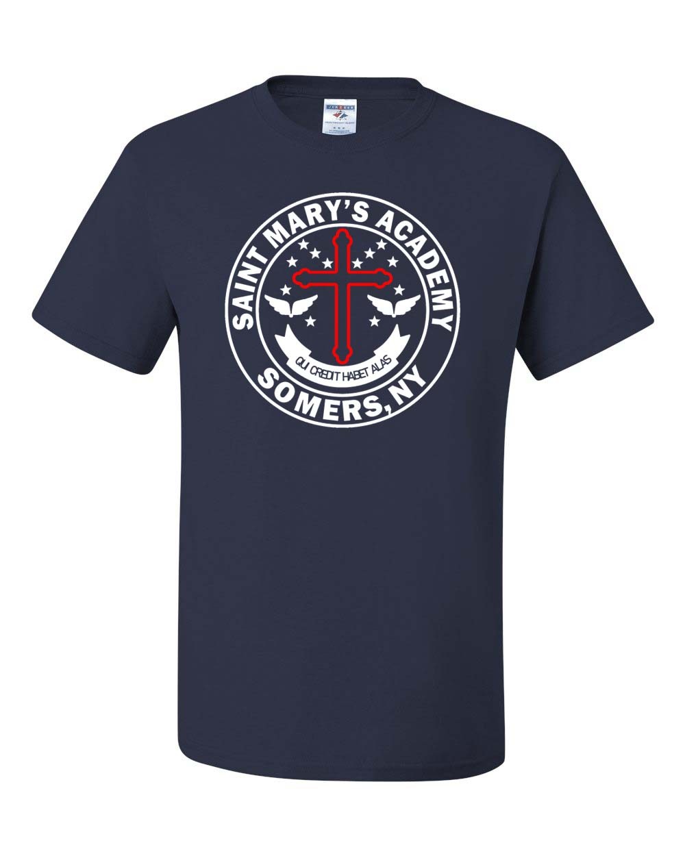 SMA S/S Spirit T-Shirt w/ Crest Logo - Please Allow 2-3 Weeks for Delivery