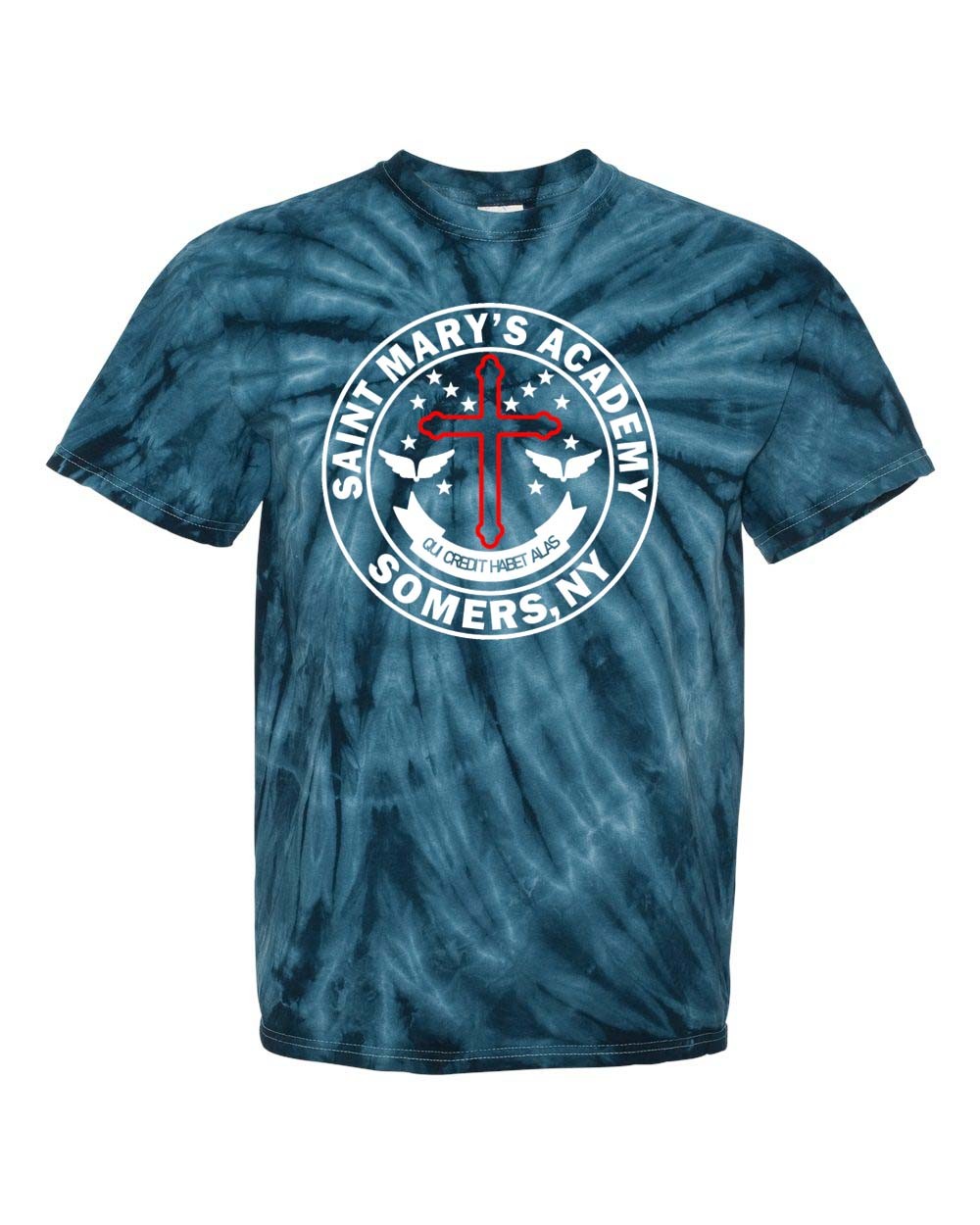 SMA Spirit S/S Tie Dye T-Shirt w/ Crest Logo - Please Allow 2-3 Weeks for Delivery