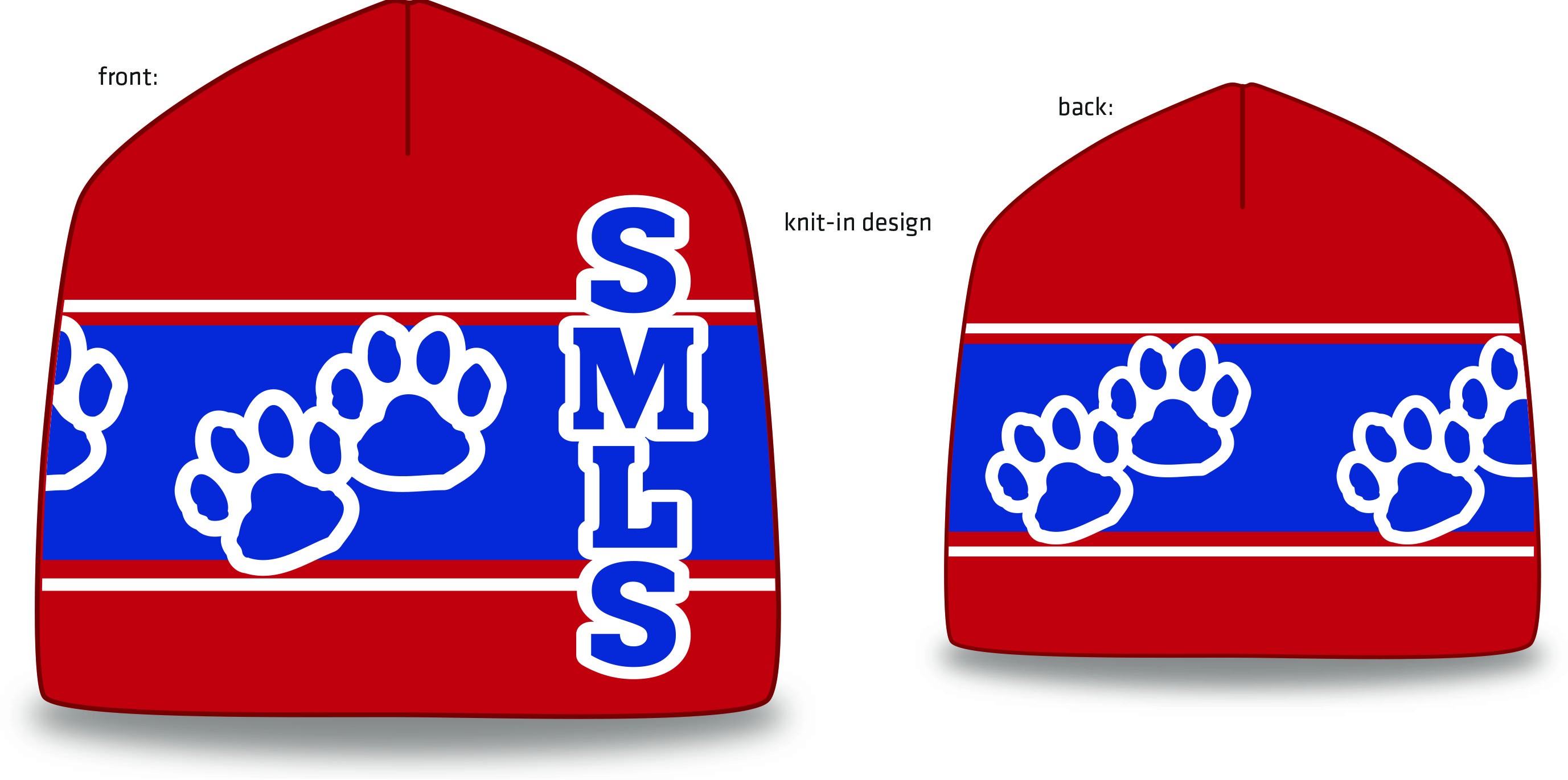 SMLS Knit Beanie w/ Logo - Please Allow 4-5 Weeks For Delivery 