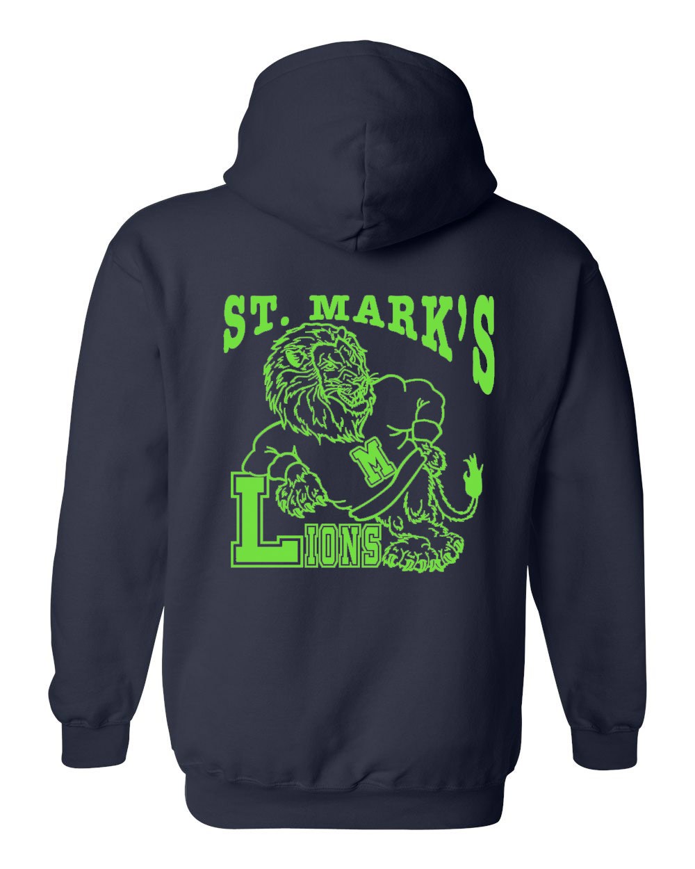 SMLS Spirit Pullover Hoodie w/ Neon Green Logo - Please Allow 2-3 Weeks for Delivery
