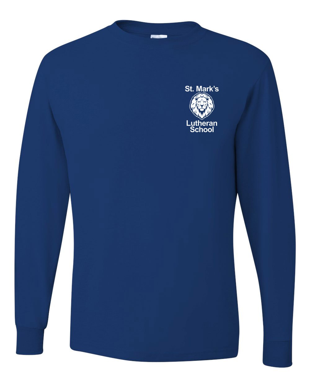 SMLS L/S Navy Gym T-Shirt w/ School Logo