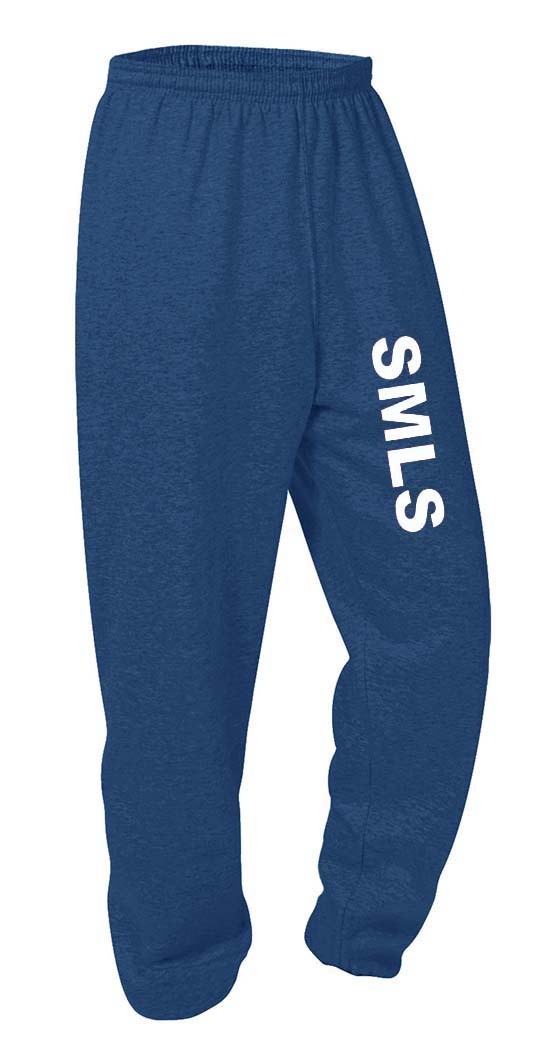 SMLS Navy Gym Sweatpants w/ Optional School Logo