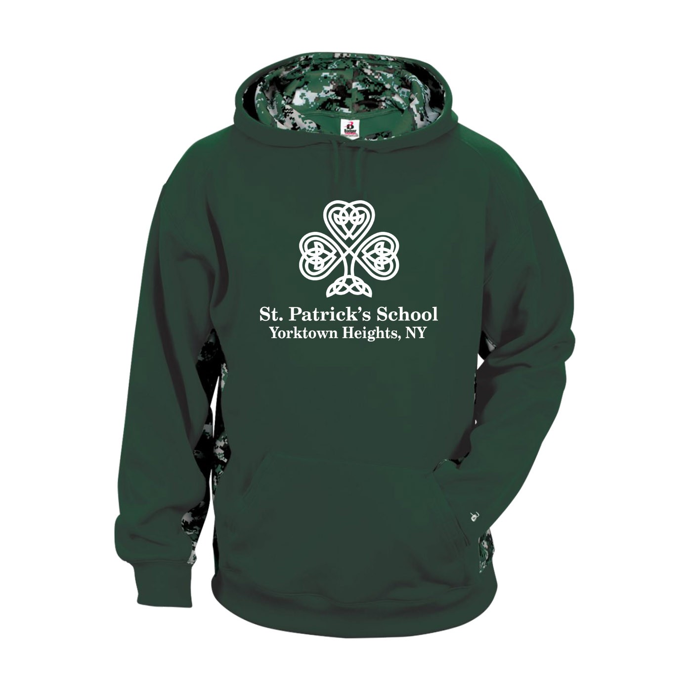 SPS Spirit Digital Color Block Hoodie w/ Full Front Logo - Please Allow 2-3 Weeks for Delivery
