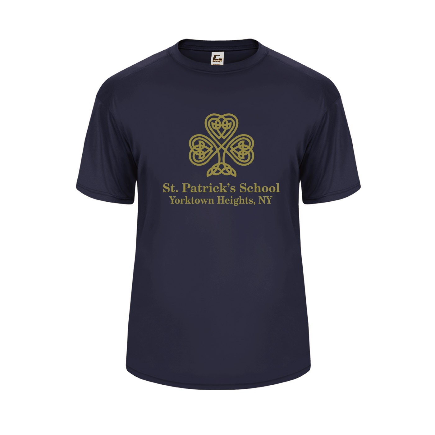SPS S/S Spirit Performance T-Shirt w/ Full Front Gold Logo - Please Allow 2-3 Weeks for Delivery