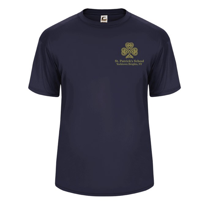 SPS S/S Spirit Performance T-Shirt w/ Left Crest Gold Logo - Please Allow 2-3 Weeks for Delivery
