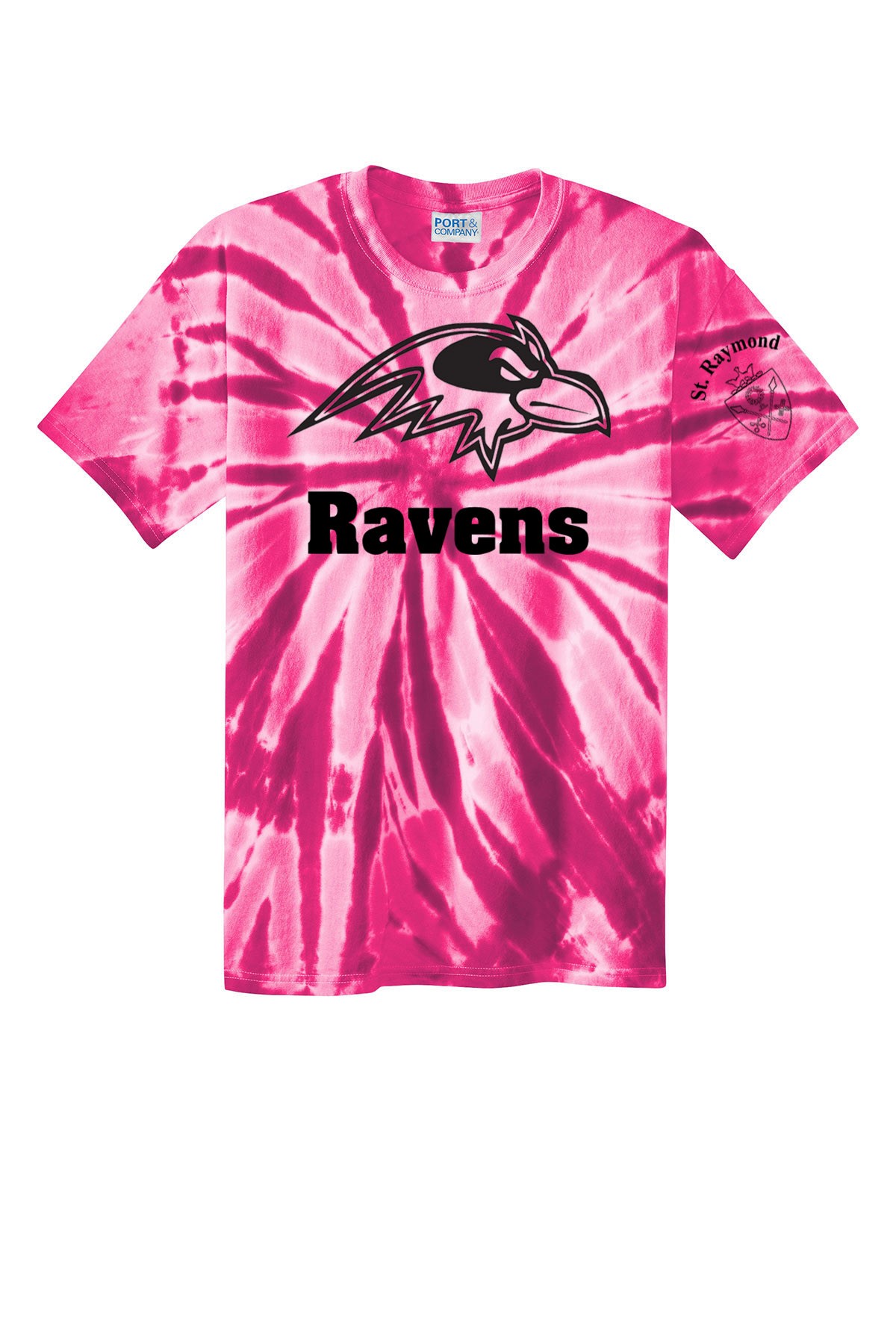 STAFF SRS S/S Tie Dye T-Shirt w/ Raven Logo - Please Allow 2-3 Weeks for Delivery