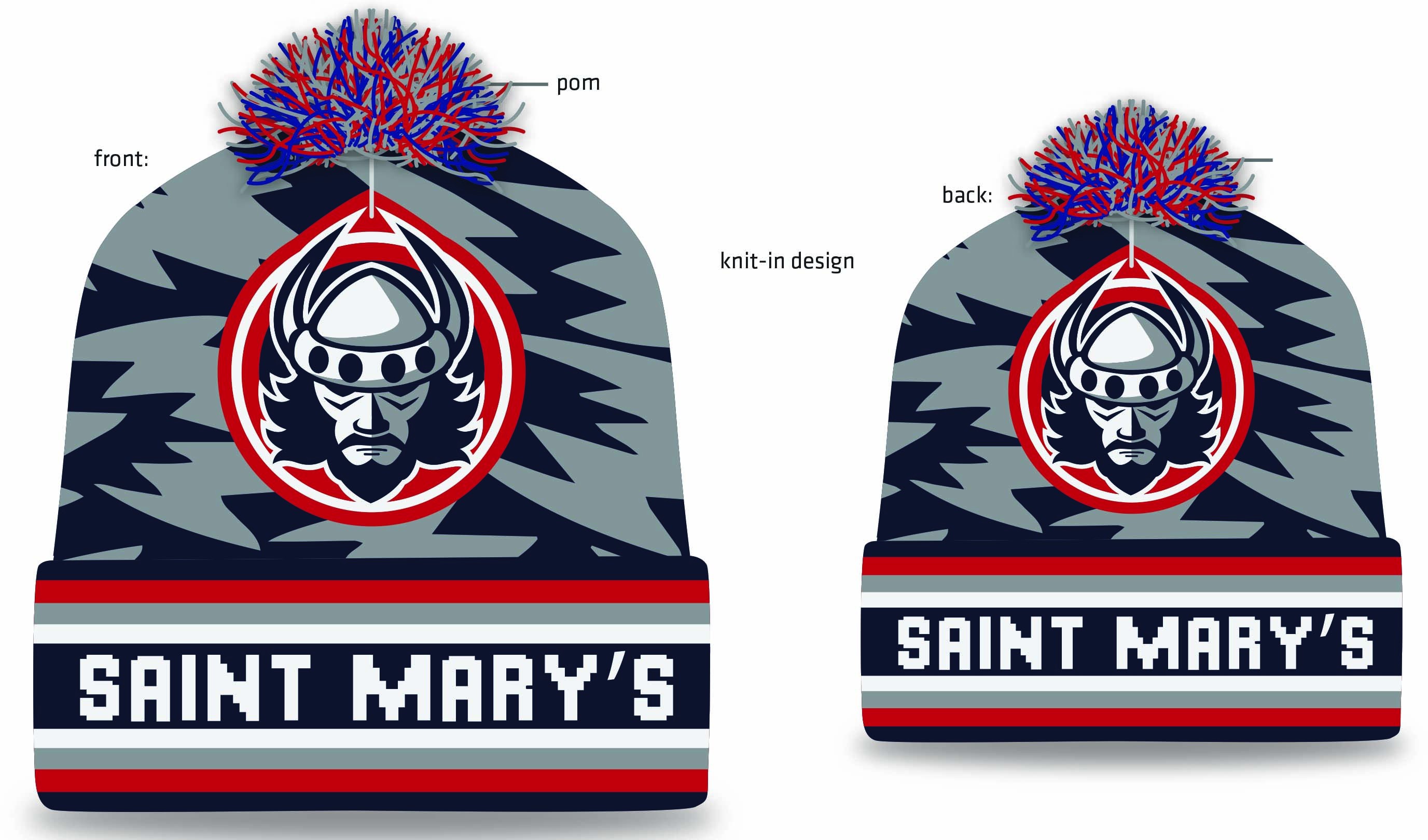 SMA Knit Beanie w/ Logo - Please Allow 4-6 Weeks For Delivery 