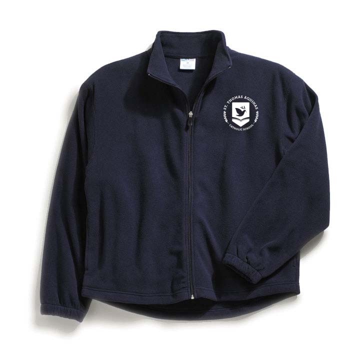 STA Full Zip Microfleece w/ School Logo