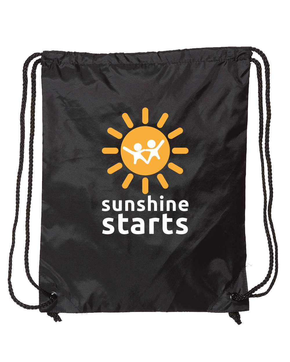 Sunshine Starts Cinch Bag w/ Logo - Please Allow 2-3 Weeks for Delivery
