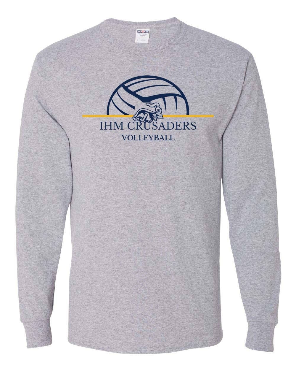 IHM Volleyball Team L/S T-Shirt w/ Logo - Please Allow 2-3 Weeks For Delivery 