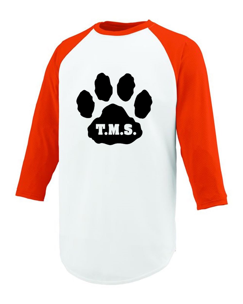T.M.S Spirit Three Quarter Sleeve Performance T-Shirt w/ Paw Logo* - Please Allow 2-3 Weeks for Delivery