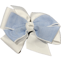 Plaid 02BL Bow with Ribbon