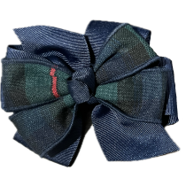 Plaid 83 Bow with Ribbon