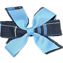 Plaid 3D Ribbon Bow