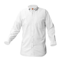 White L/S Oxford Dress Shirt