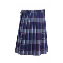 Girls Plaid Pleated Skirt