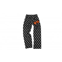 T.M.S. Spirit Black Polka Dot Pajama Pants w/ 2 Paw Logo* - Please Allow 2-3 Weeks for Delivery