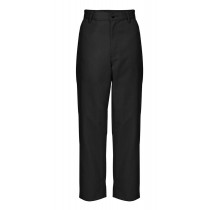 Mens Black Flat-Front Super Soft Pants 