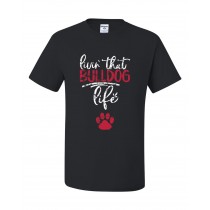 SAS S/S Spirit "Living that Bulldog Life" T-Shirt w/ Logo - Please Allow 2-3 Weeks for Delivery