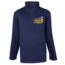 Team ICS Softball 1/2 Zip Jacket w/ Crusader Logo - Please Allow 2-3 Weeks For Delivery