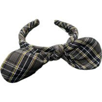 Plaid 42 Hourglass Bow Headband
