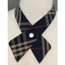 Girls' Plaid Cross Tie