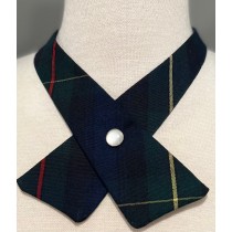 Girls' Plaid Cross Tie 