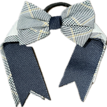 Plaid 122 Scrunchie Bow with Ribbon