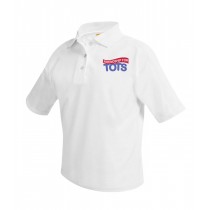 FTOTS White S/S Polo w/ School Logo