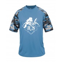 ICS Spirit S/S Camo T-Shirt w/ White Logo - Please Allow 2-3 Weeks for Delivery