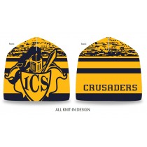 ICS Knit Beanie w/ Logo - Please Allow 2-3 Weeks For Delivery 