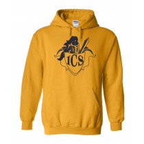 ICS Staff Pullover Hoodie w/ Navy Logo - Please allow 2-3 Weeks for Delivery