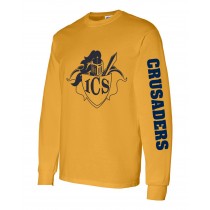 ICS Spirit L/S T-Shirt w/ Navy Logo - Please Allow 2-3 Weeks for Delivery