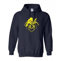 ICS Spirit Pullover Hoodie w/ Yellow Logo - Please allow 2-3 Weeks for Delivery