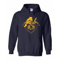 ICS Staff Pullover Hoodie w/ Gold Logo - Please allow 2-3 Weeks for Delivery