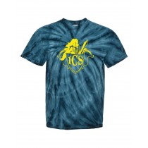 ICS Spirit S/S Tie Dye T-Shirt w/ Yellow Logo - Please Allow 2-3 Weeks for Delivery
