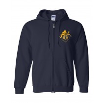 ICS Spirit Zipper Hoodie w/ Gold Logo - Please allow 2-3 Weeks for Delivery