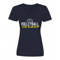 IHM Volleyball Mom S/S T-Shirt w/ Logo - Please Allow 2-3 Weeks For Delivery 