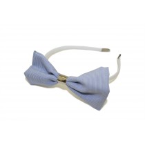 Light Blue Bow Headband